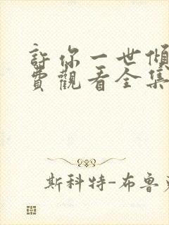 许你一世倾心免费观看全集