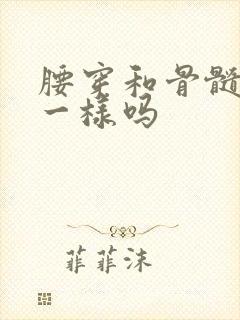 腰穿和骨髓穿刺一样吗