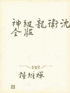 神级龙卫沈浪完全版