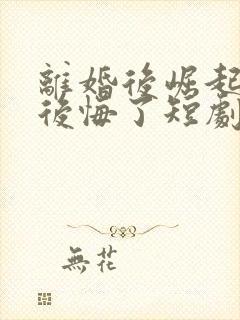 离婚后崛起前妻后悔了短剧