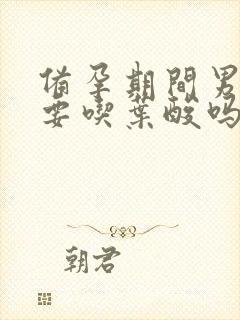 备孕期间男的需要吃叶酸吗