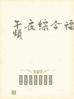 午夜综合福利视频