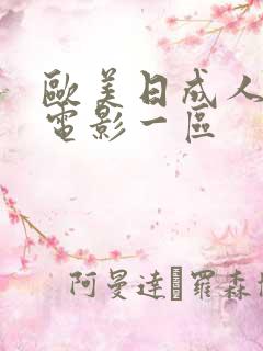 欧美日成人情色电影一区