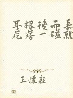 耳根后面长一个疙瘩一碰就疼