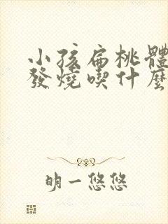 小孩扁桃体发炎发烧吃什么