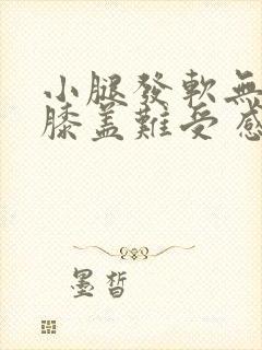 小腿发软无力 膝盖难受 感觉很疲惫