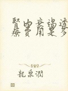 肾内衰竭透析治疗费用是多少