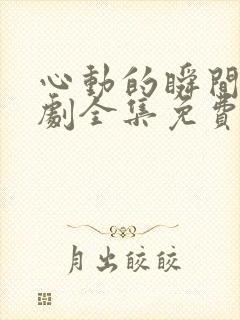 心动的瞬间电视剧全集免费观看