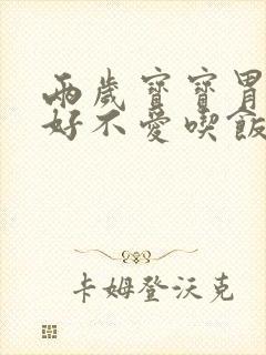 两岁宝宝胃口不好不爱吃饭怎么办