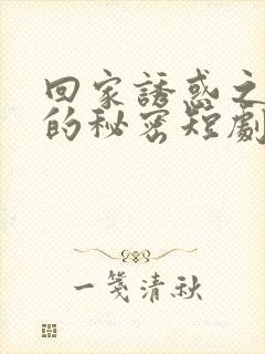 回家诱惑之娇妻的秘密短剧大结局