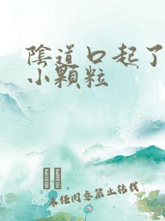 阴道口起了好多小颗粒