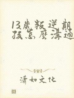 13岁叛逆期男孩怎么沟通