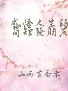 感悟人生的句子简短发朋友圈