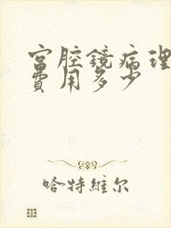 宫腔镜病理检查费用多少