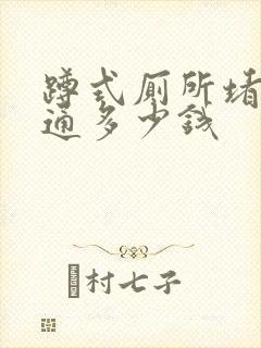 蹲式厕所堵了疏通多少钱