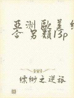 亚洲 欧美 综合 另类13p