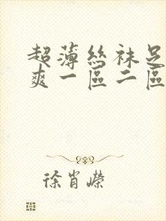 超薄丝袜足j超爽一区二区