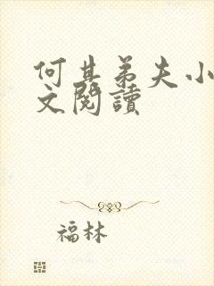 何其弟夫小说全文阅读