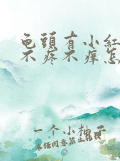 龟头有小红疙瘩不疼不痒怎么回事