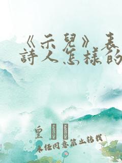 《示儿》表达了诗人怎样的情感?