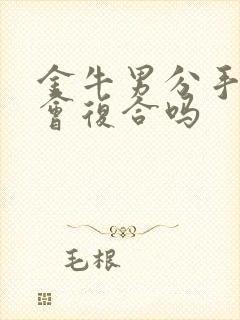 金牛男分手后还会复合吗