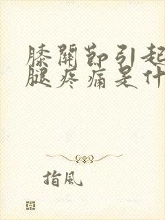 膝关节引起上大腿疼痛是什么原因