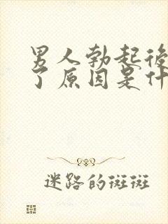 男人勃起后又软了原因是什么