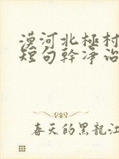 漠河北极村文案短句干净治愈