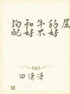 狗和牛的属相婚配好不好