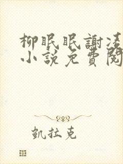 柳眠眠谢凌渊的小说免费阅读