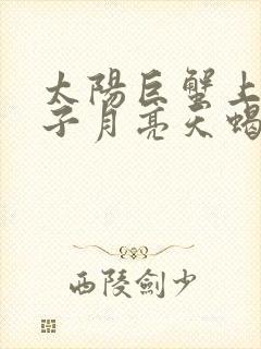 太阳巨蟹上升狮子月亮天蝎