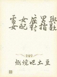 处女座男与水瓶女配对指数