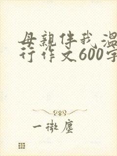 母亲伴我温暖前行作文600字