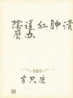 阴道红肿溃烂怎么办