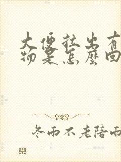 大便拉出有脓状物是怎么回事