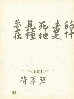 梦见死去的亲人在种地是什么意思