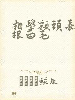 相学额头长了一根白毛