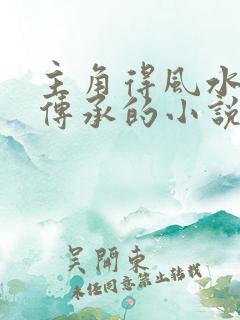 主角得风水相师传承的小说