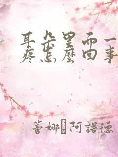 耳朵里面一碰就疼怎么回事