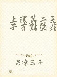 上环第二天小肚子有点坠痛