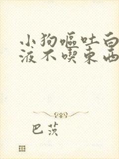 小狗呕吐白色粘液不吃东西怎么回事