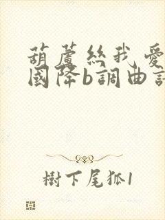 葫芦丝我爱你中国降b调曲谱