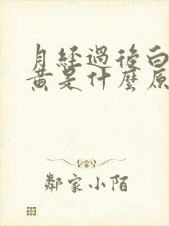 月经过后白带发黄是什么原因引起的