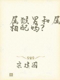 属猴男和属龙女相配吗?