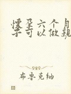 怀孕六个月的孩子可以做亲子鉴定吗