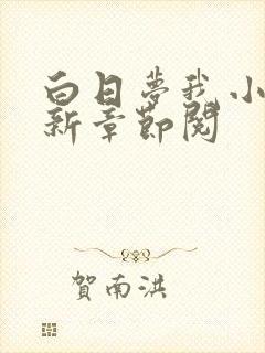 白日梦我小说最新章节阅