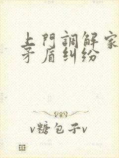 上门调解家庭小矛盾纠纷