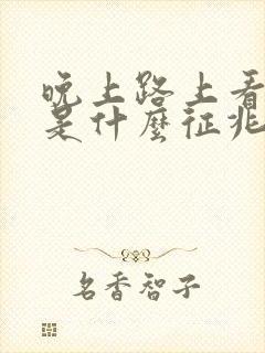 晚上路上看到蛇是什么征兆