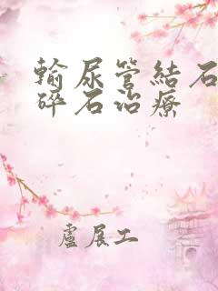 输尿管结石体外碎石治疗