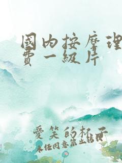 国内按摩理论免费一级片